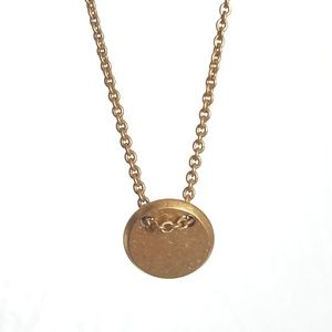 Madewell Treasure Pendant circle necklace